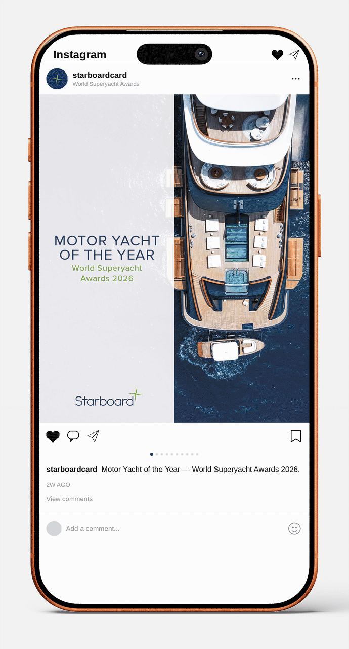Motor Yacht of the Year carousel post, animated