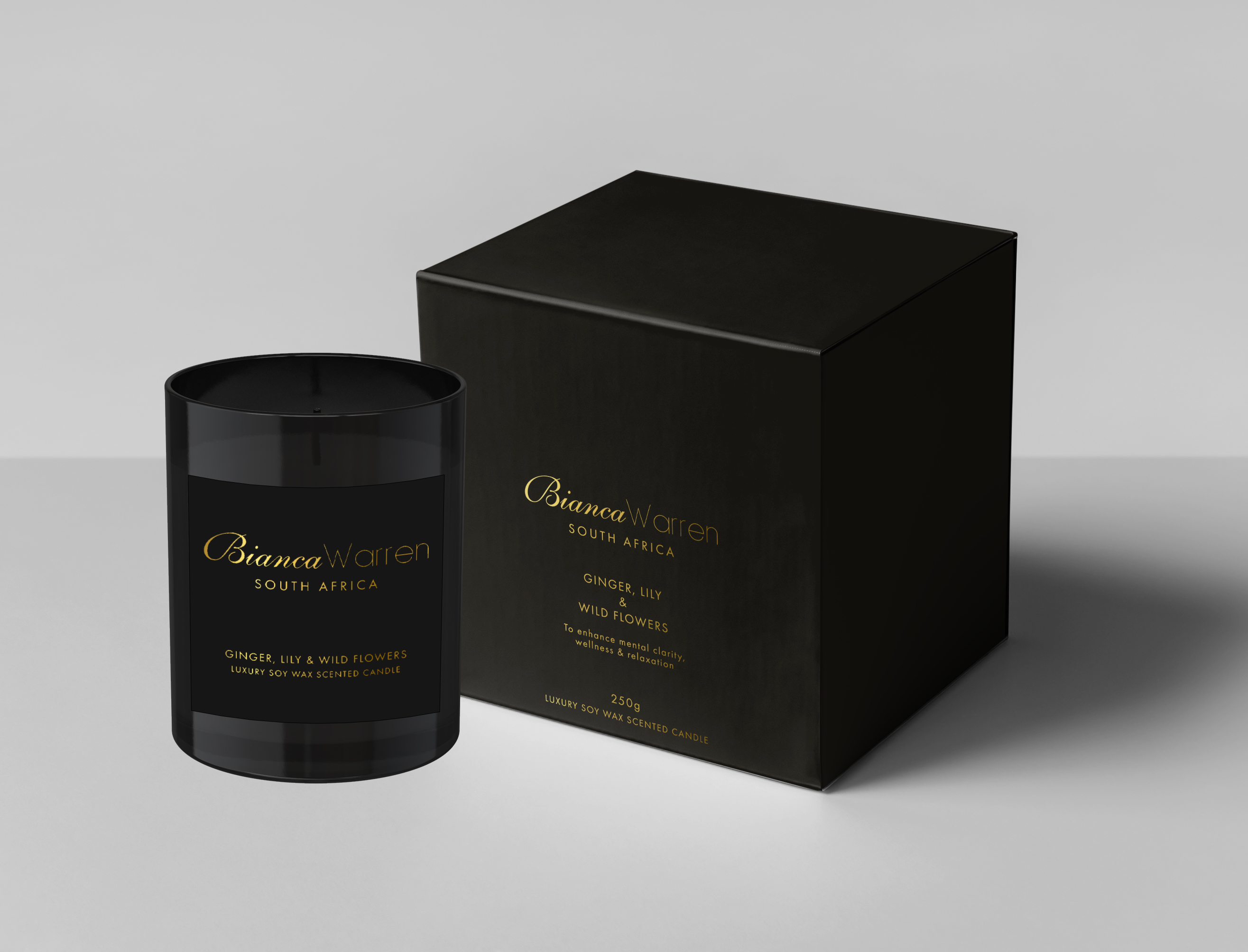 Bianca Warren candle and gift box