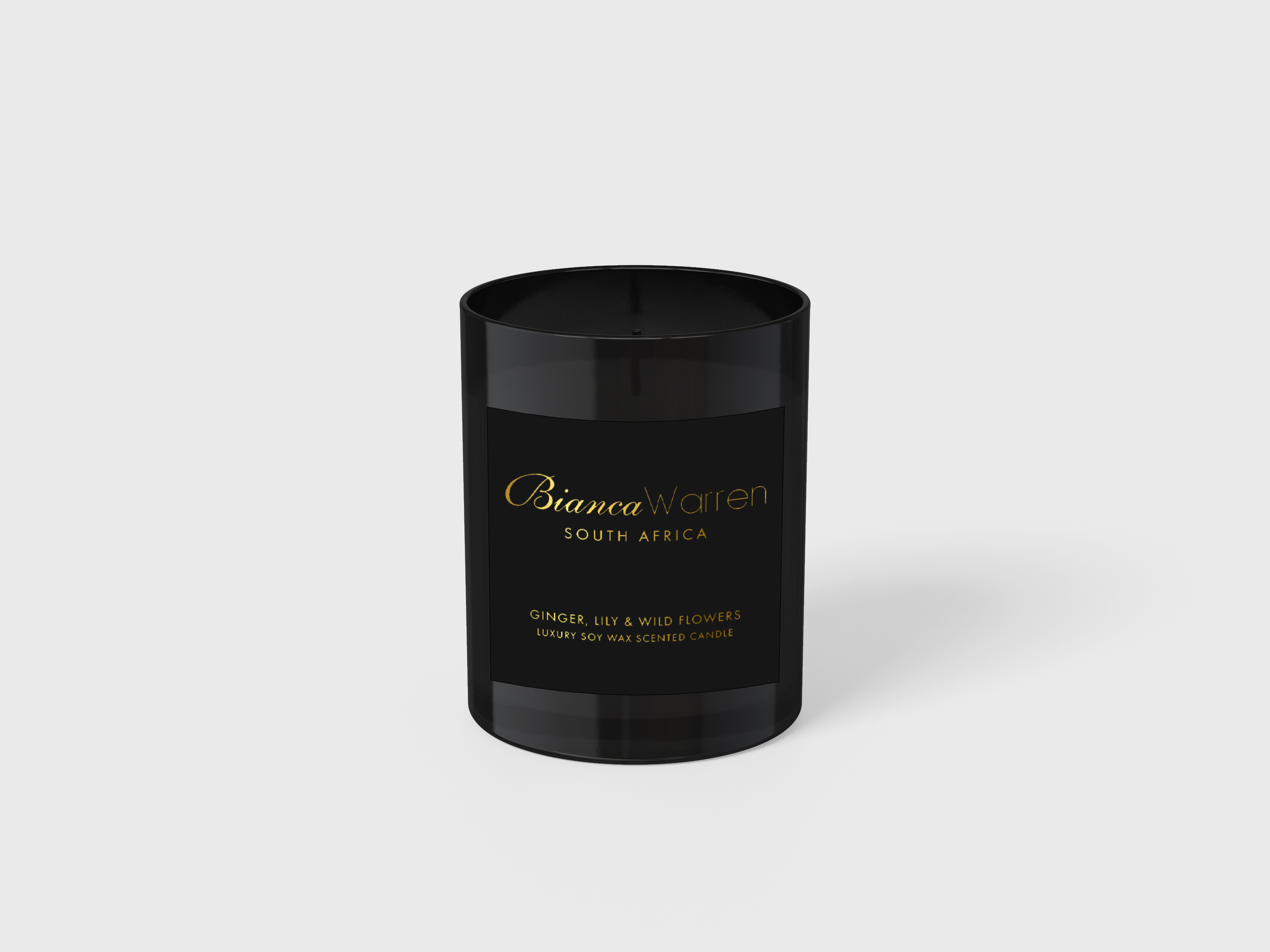 Bianca Warren candle vessel label